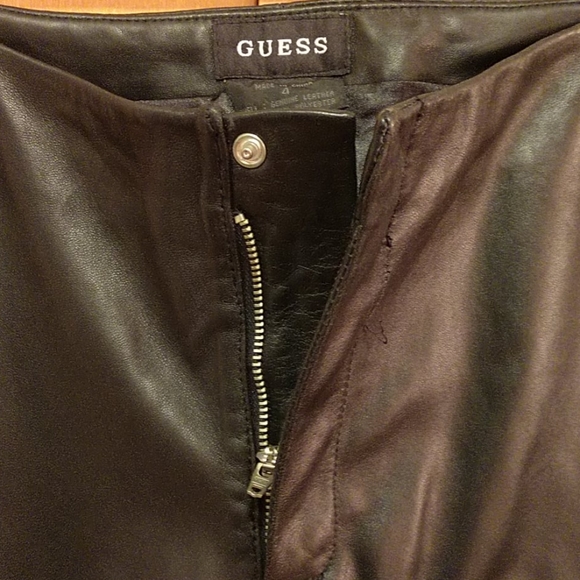 Black leather pants - Picture 4 of 5